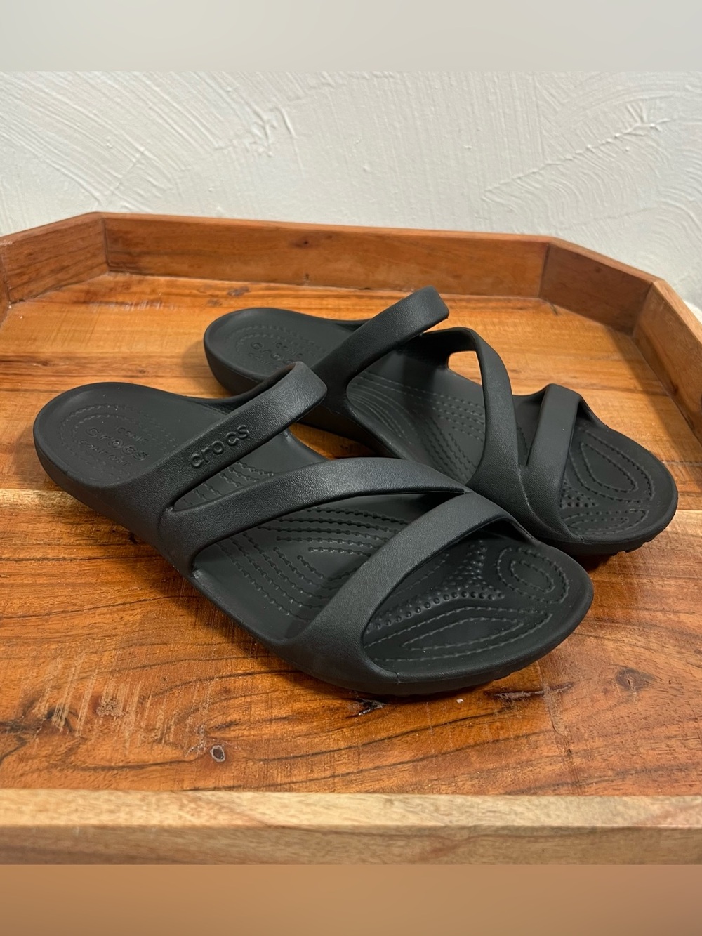 CROCS Kadee Black Sandals Women 7